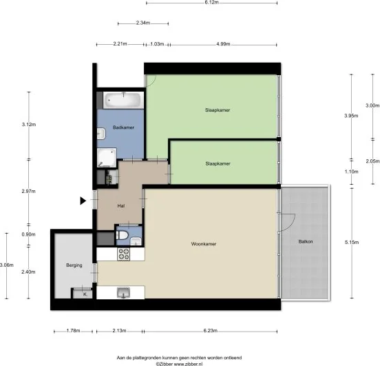 Foto van de Appartement gelegen aan de Vijfhagen in Breda