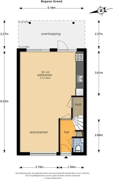 Foto van de Appartement gelegen aan de Lamstraat in Utrecht