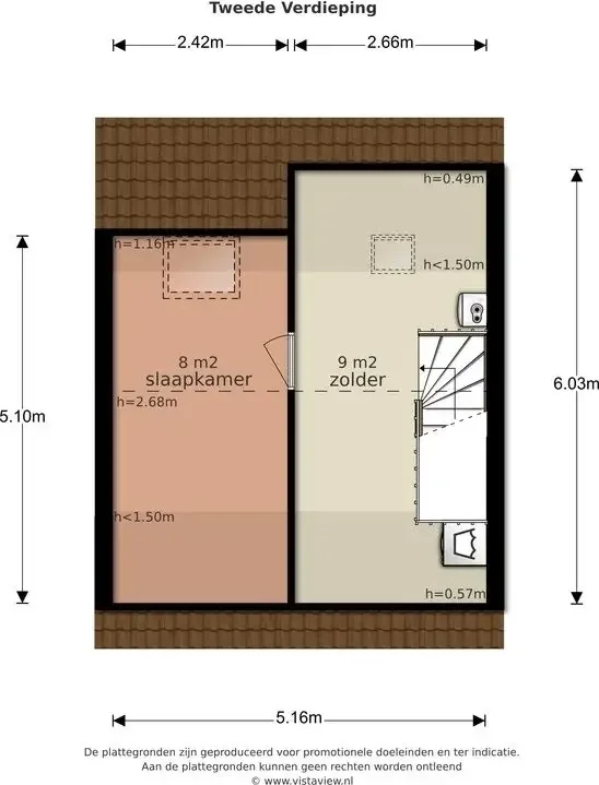 Foto van de Appartement gelegen aan de Lamstraat in Utrecht