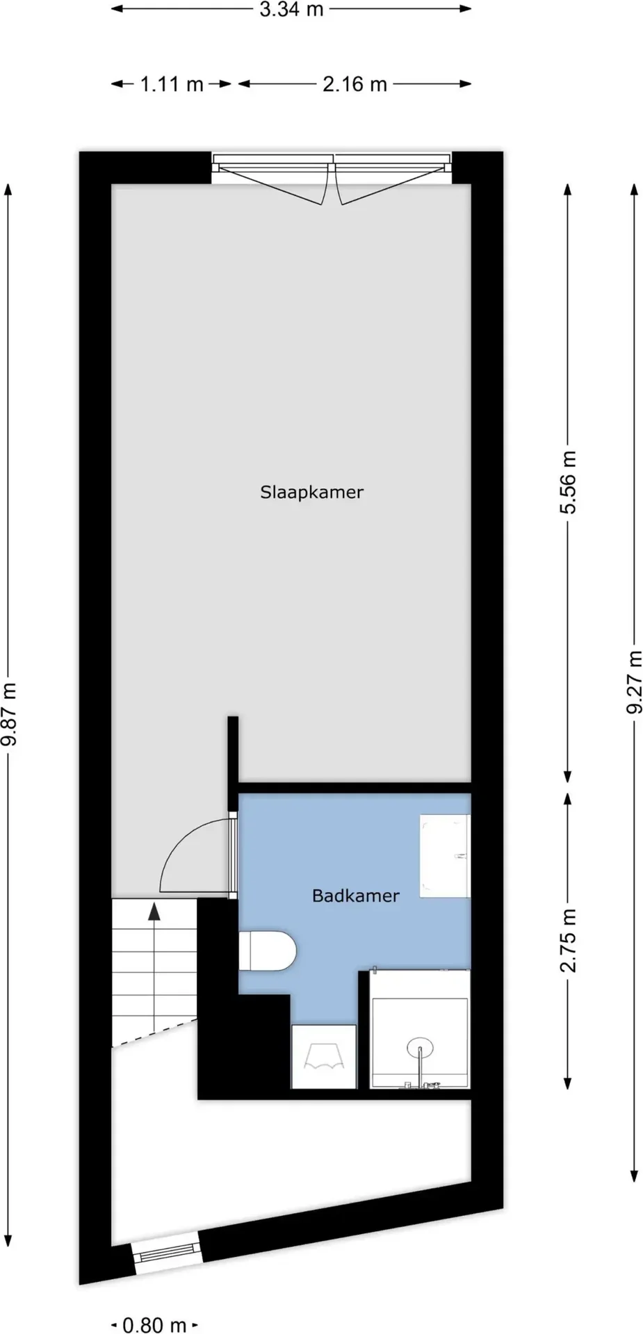 Foto van de Appartement gelegen aan de Françoise van Savoyetoren in Breda