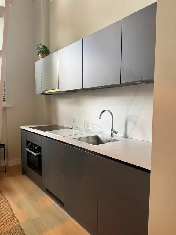 geblurde versie van de foto als achtergrond