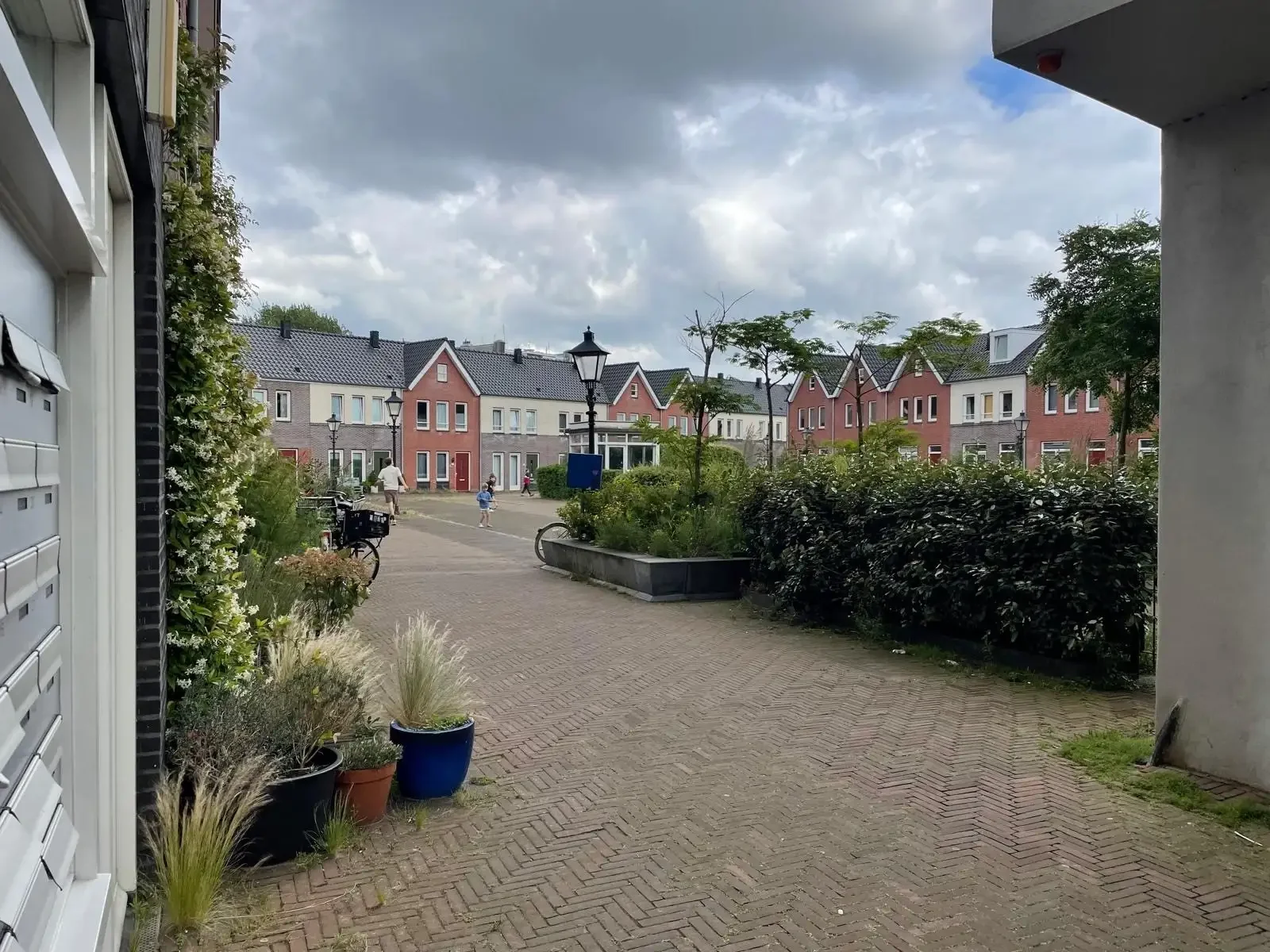 geblurde versie van de foto als achtergrond