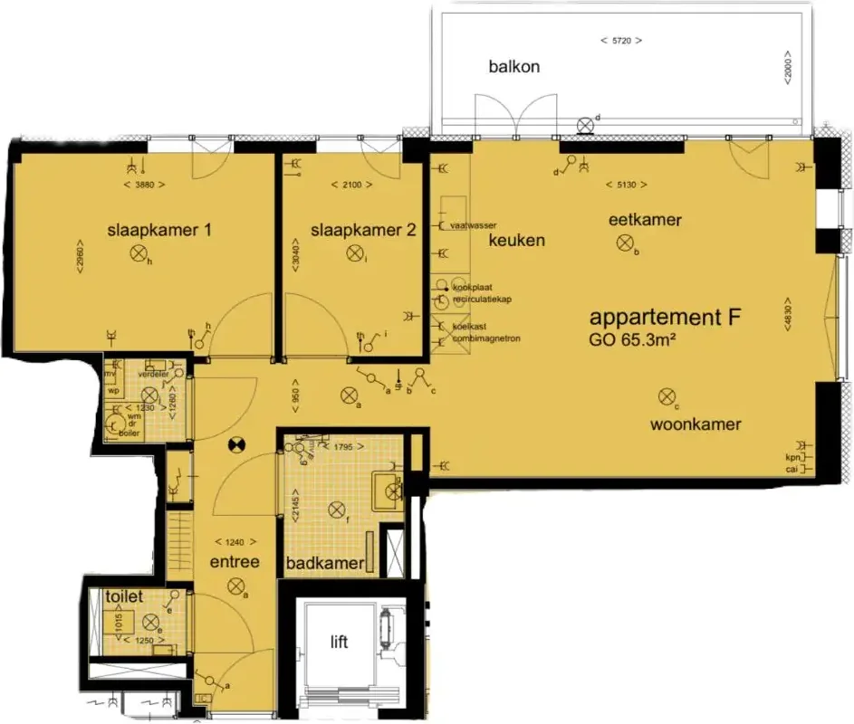 Foto van de Appartement gelegen aan de Harrie van Gestelstraat in Geldrop