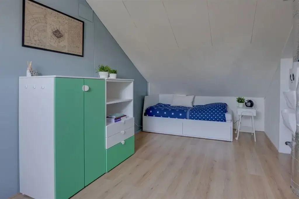 geblurde versie van de foto als achtergrond