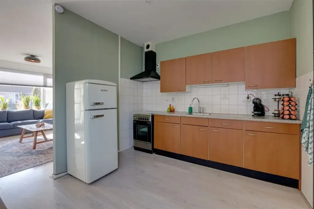 geblurde versie van de foto als achtergrond