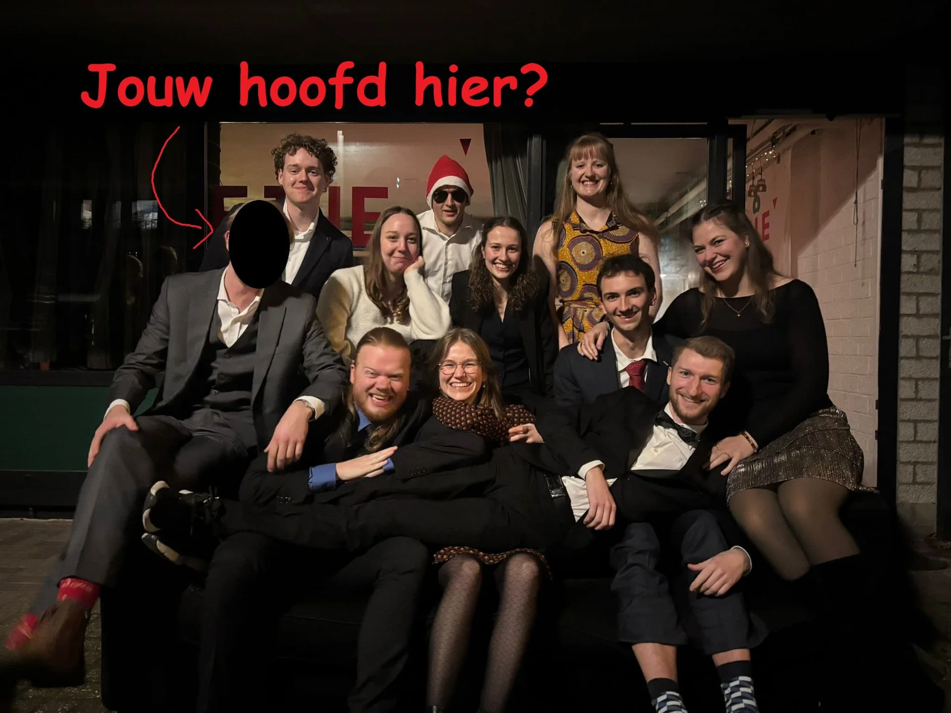 geblurde versie van de foto als achtergrond