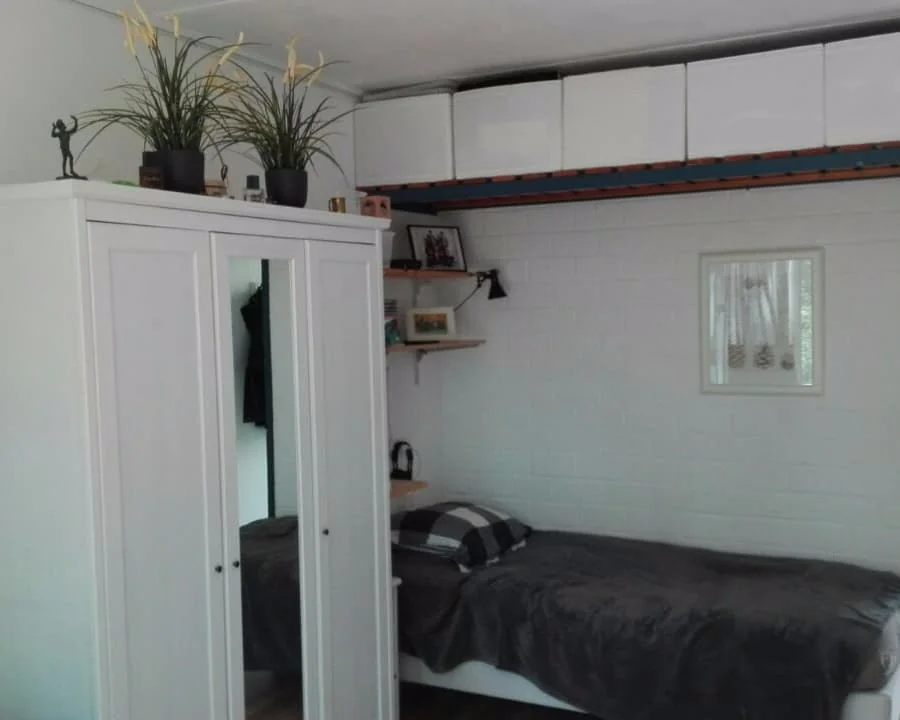 geblurde versie van de foto als achtergrond