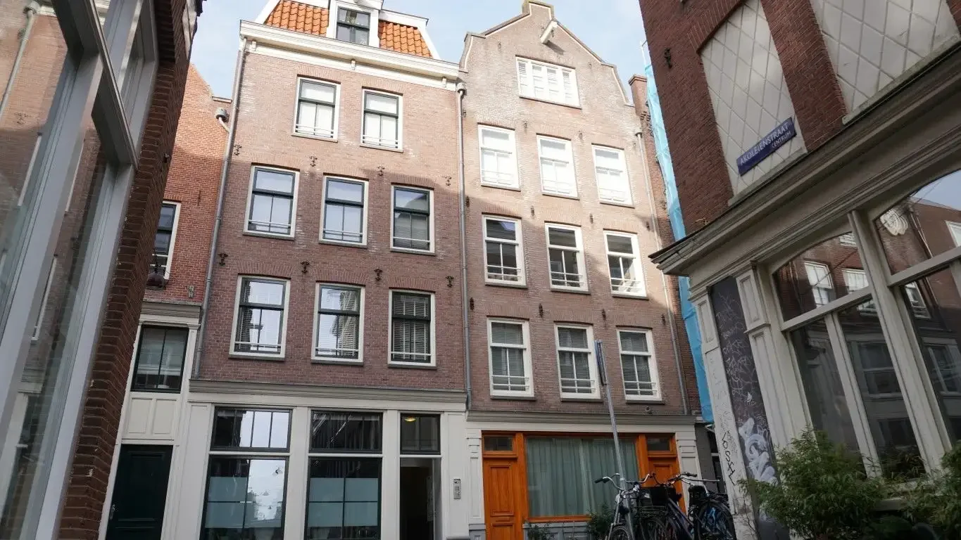 geblurde versie van de foto als achtergrond