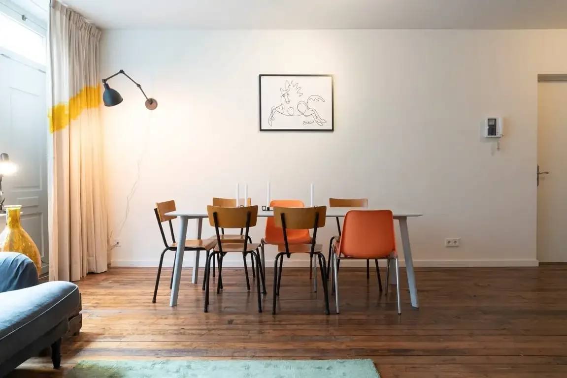 geblurde versie van de foto als achtergrond