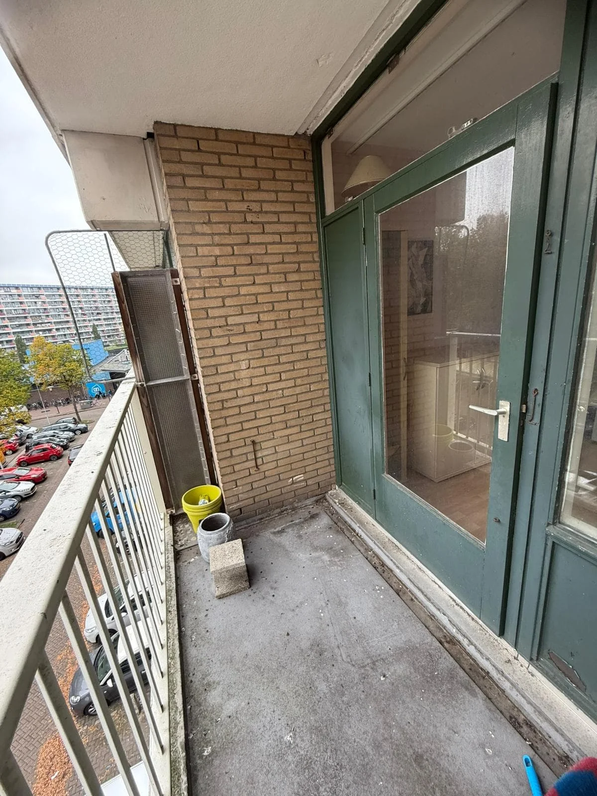 geblurde versie van de foto als achtergrond