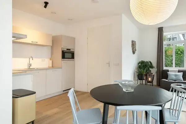 geblurde versie van de foto als achtergrond