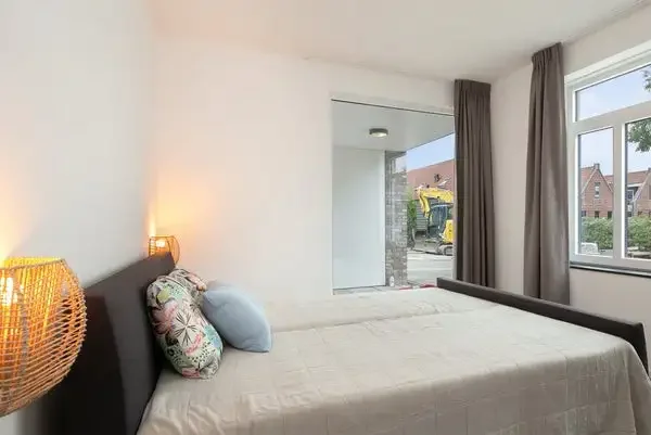 geblurde versie van de foto als achtergrond