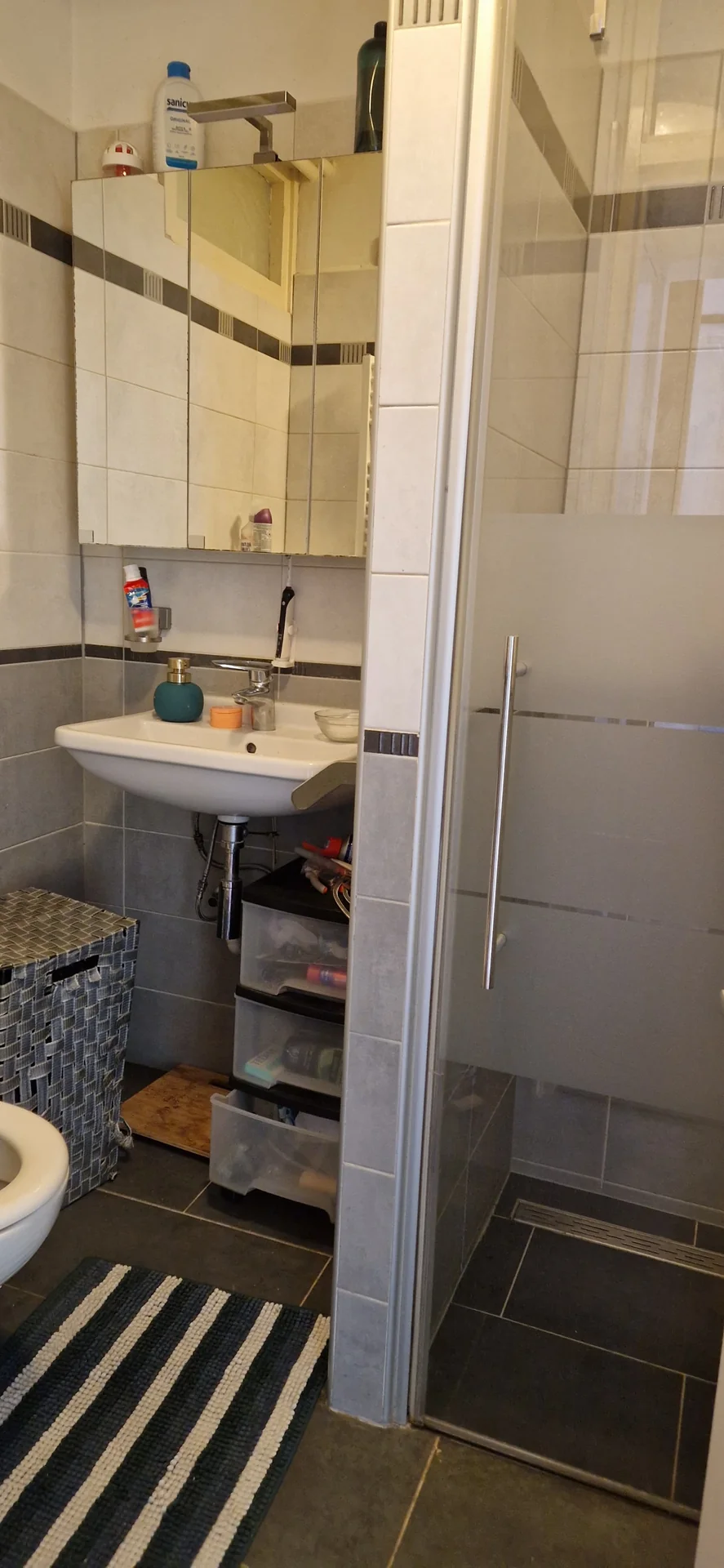 geblurde versie van de foto als achtergrond