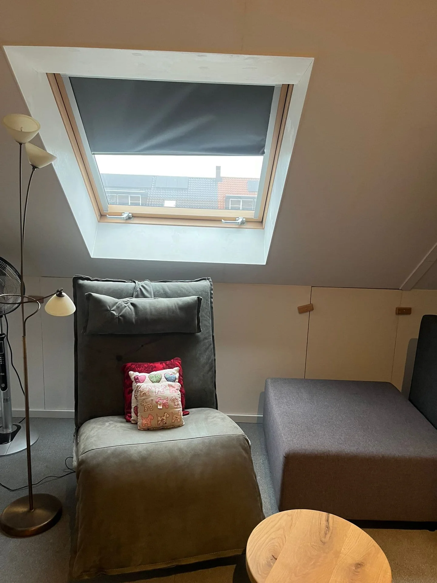 geblurde versie van de foto als achtergrond