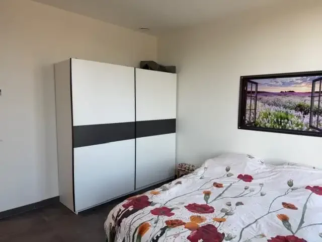 geblurde versie van de foto als achtergrond