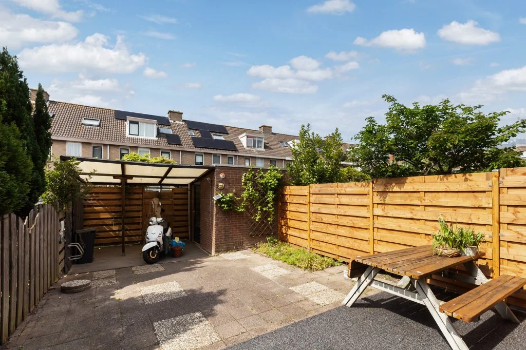 geblurde versie van de foto als achtergrond