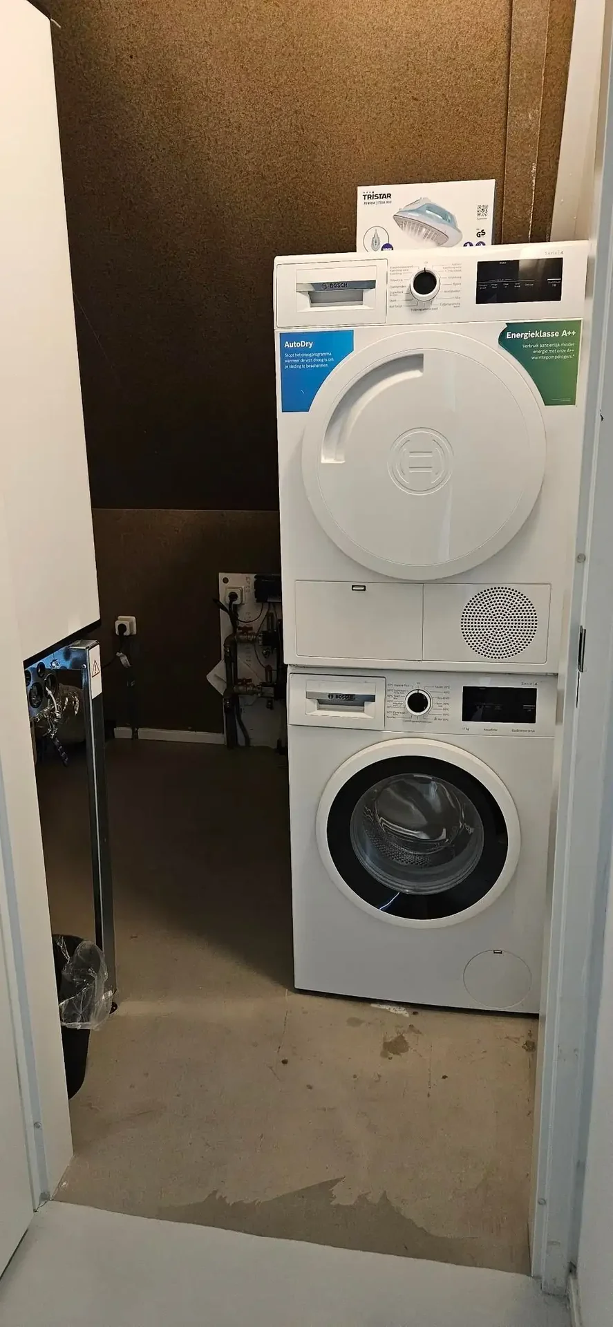 geblurde versie van de foto als achtergrond