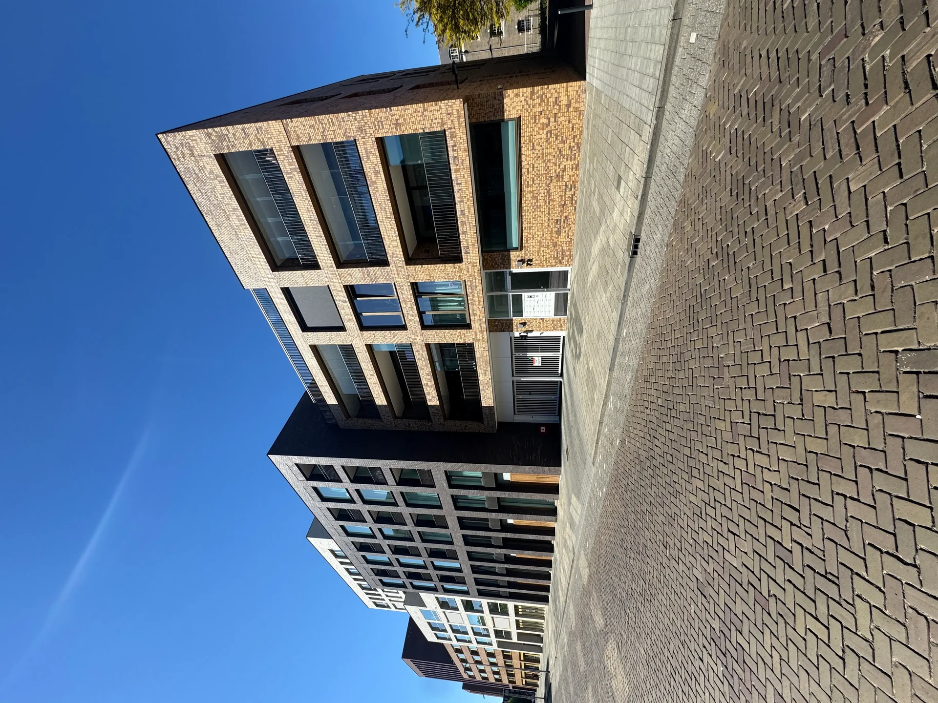 geblurde versie van de foto als achtergrond