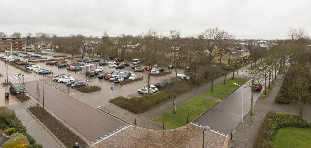 geblurde versie van de foto als achtergrond
