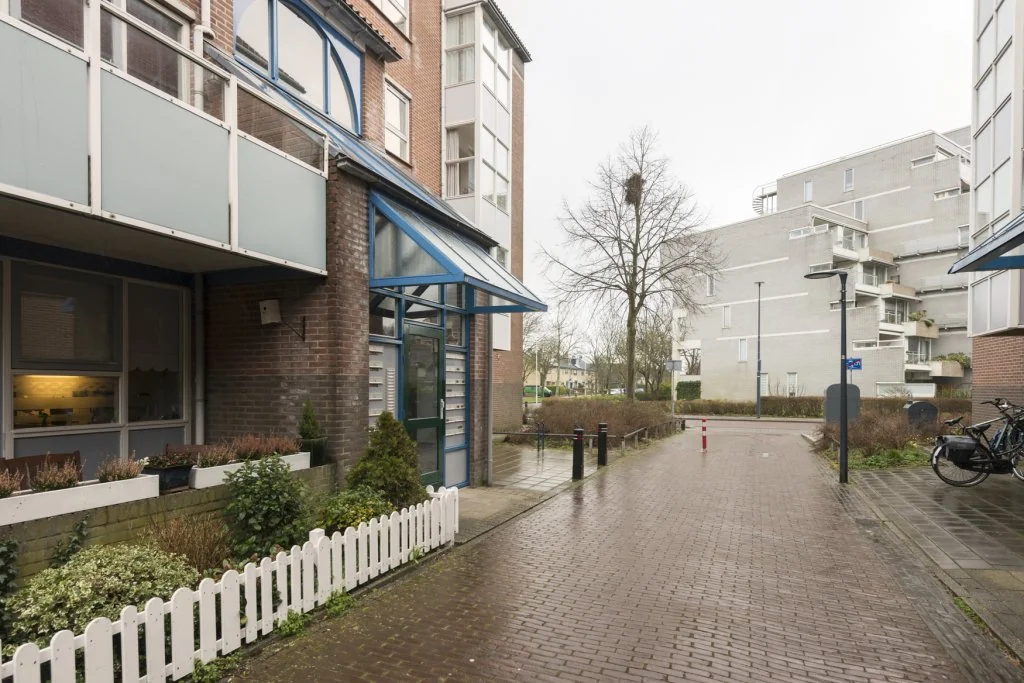 geblurde versie van de foto als achtergrond