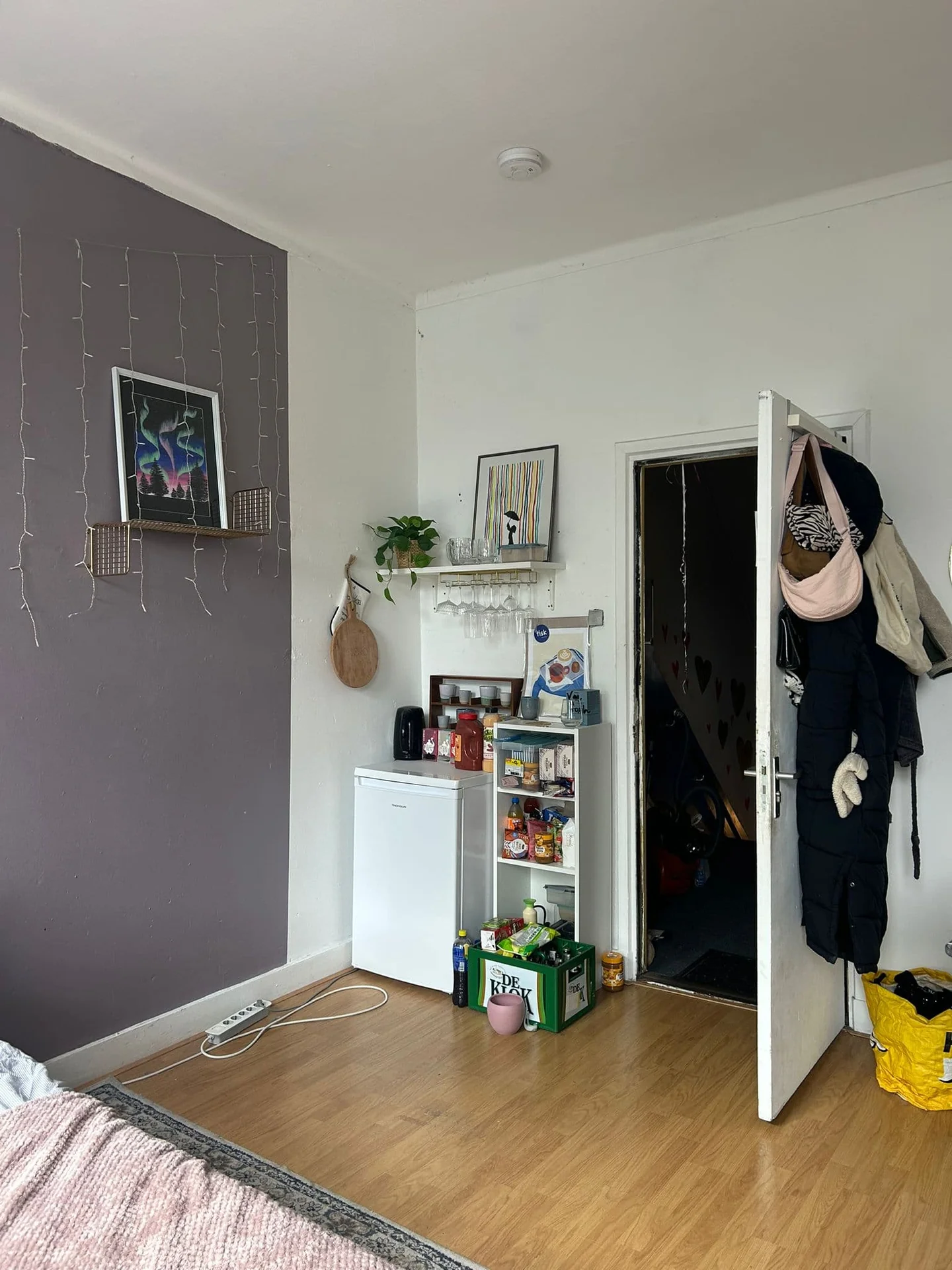 geblurde versie van de foto als achtergrond