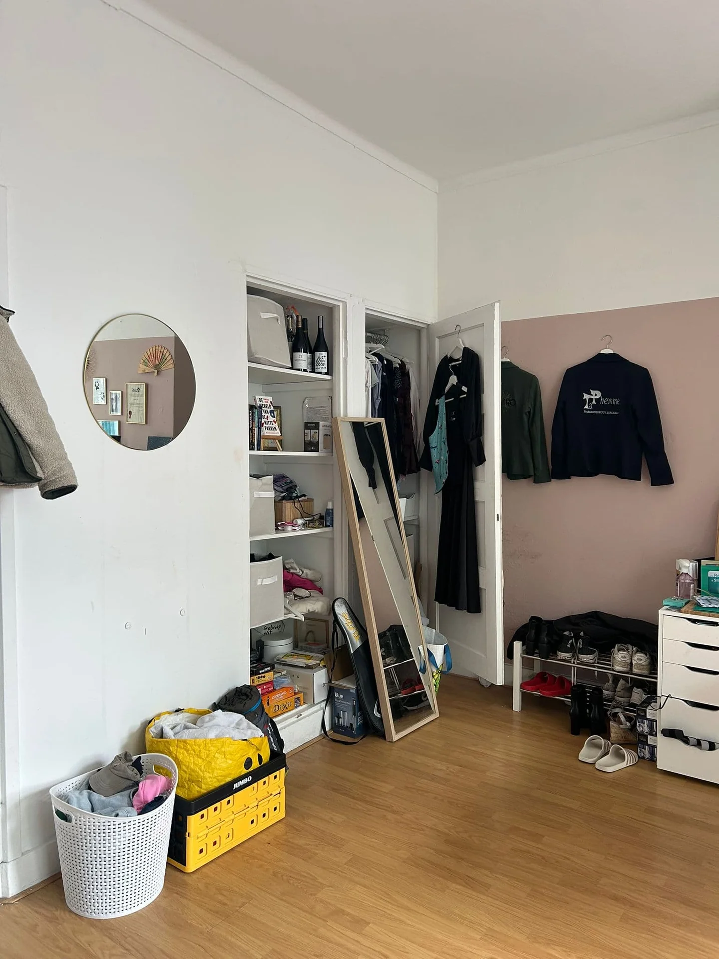 geblurde versie van de foto als achtergrond