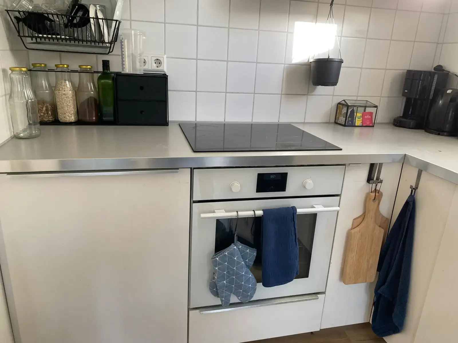 geblurde versie van de foto als achtergrond