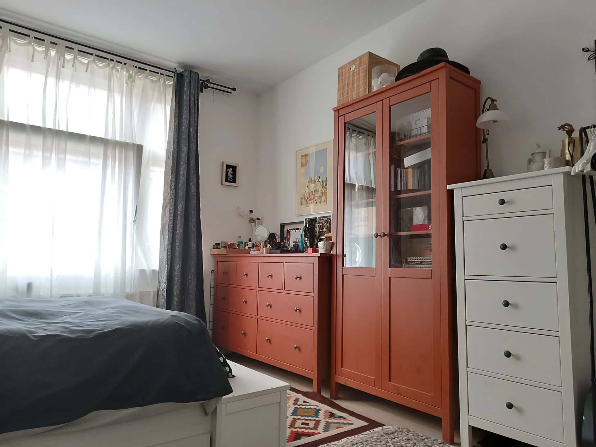 geblurde versie van de foto als achtergrond