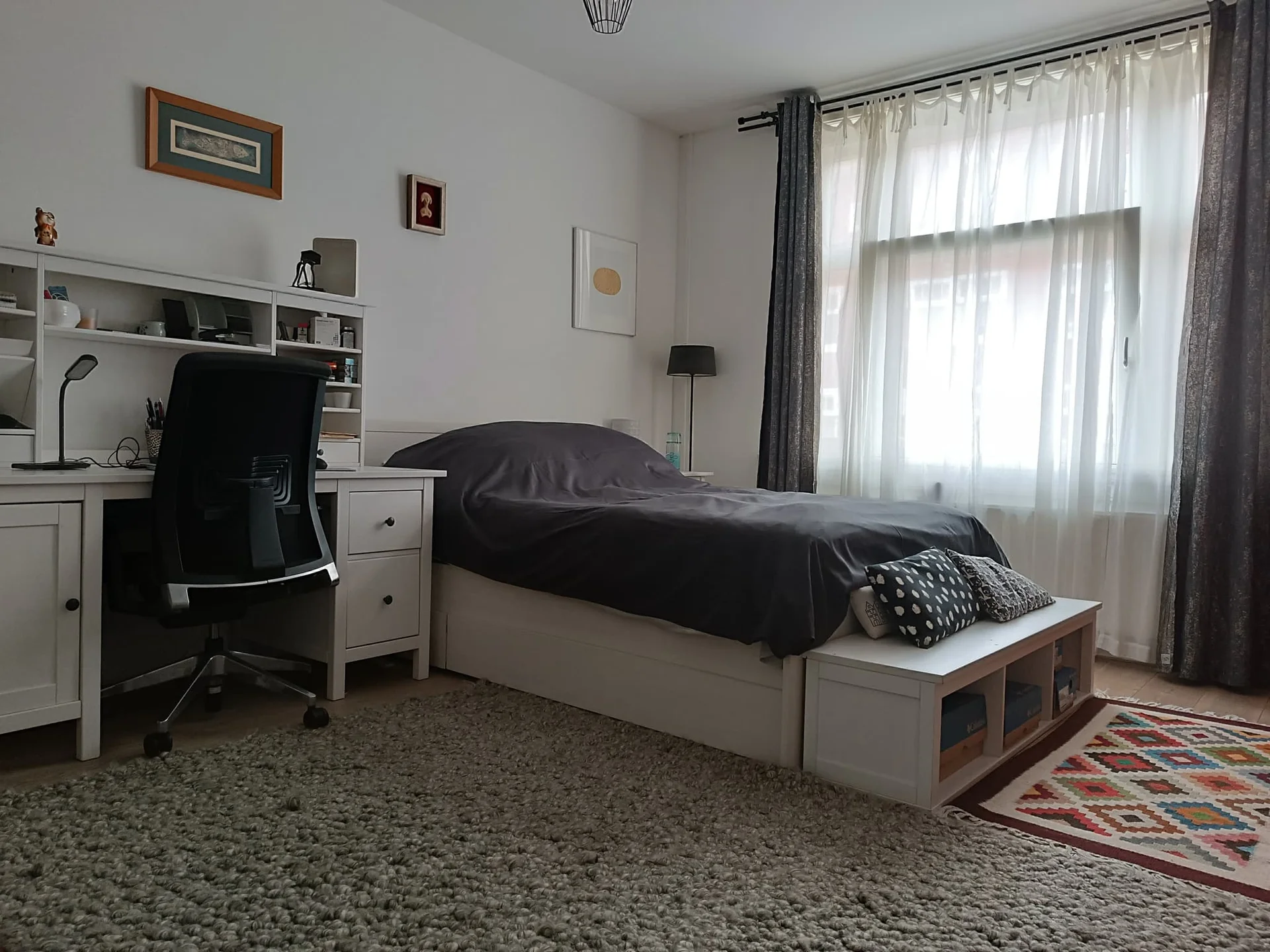 geblurde versie van de foto als achtergrond