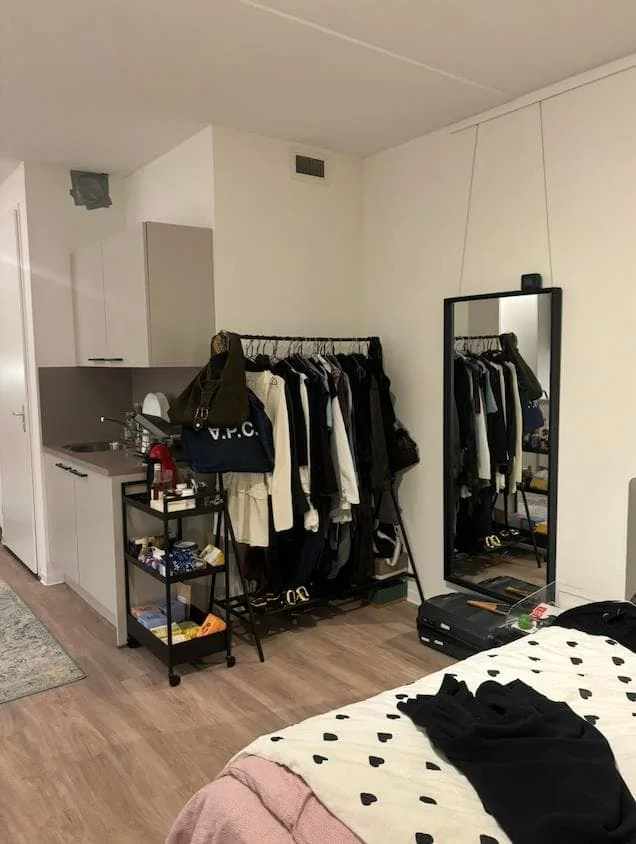 geblurde versie van de foto als achtergrond