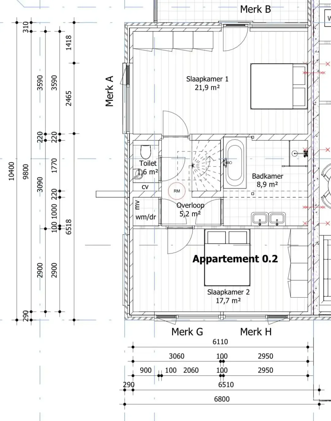 Foto van de Appartement gelegen aan de Meerndijk in De Meern