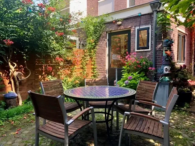 geblurde versie van de foto als achtergrond