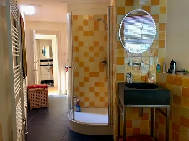 geblurde versie van de foto als achtergrond