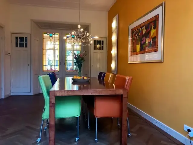geblurde versie van de foto als achtergrond