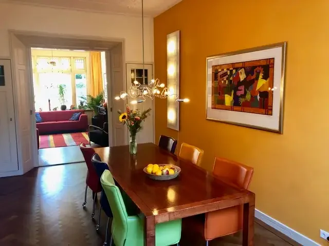 geblurde versie van de foto als achtergrond
