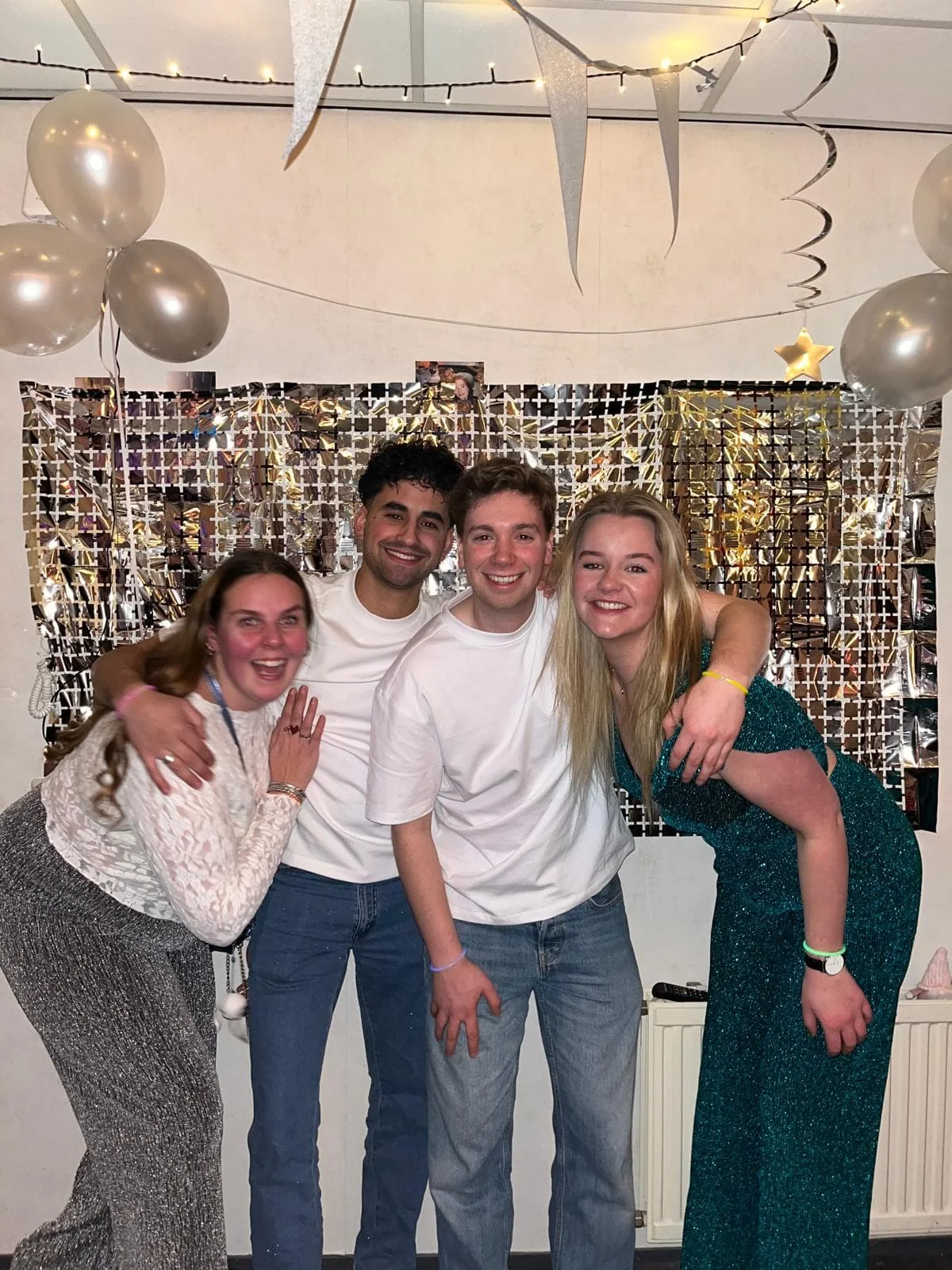 geblurde versie van de foto als achtergrond