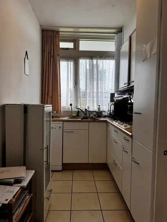 geblurde versie van de foto als achtergrond