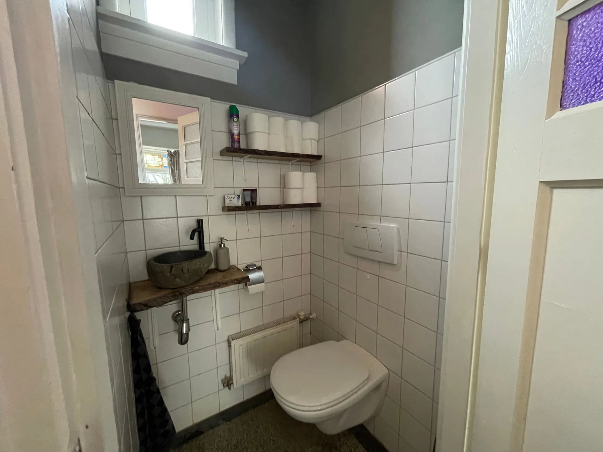 geblurde versie van de foto als achtergrond