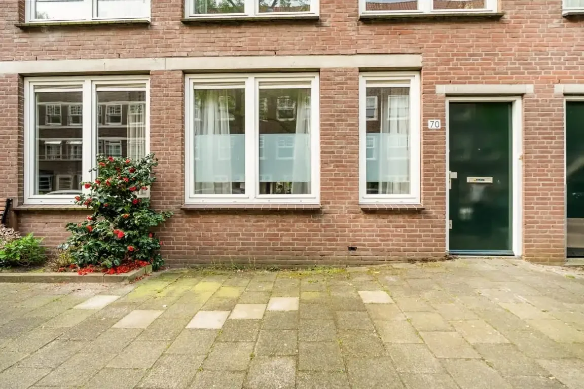 geblurde versie van de foto als achtergrond