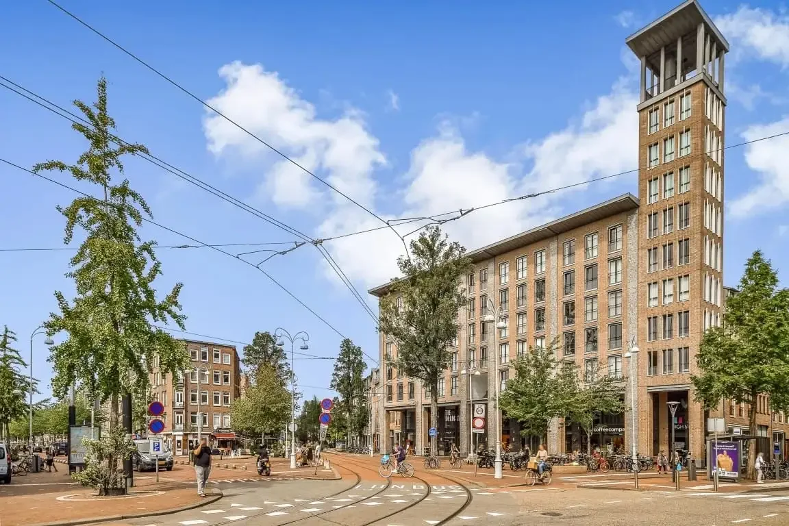geblurde versie van de foto als achtergrond