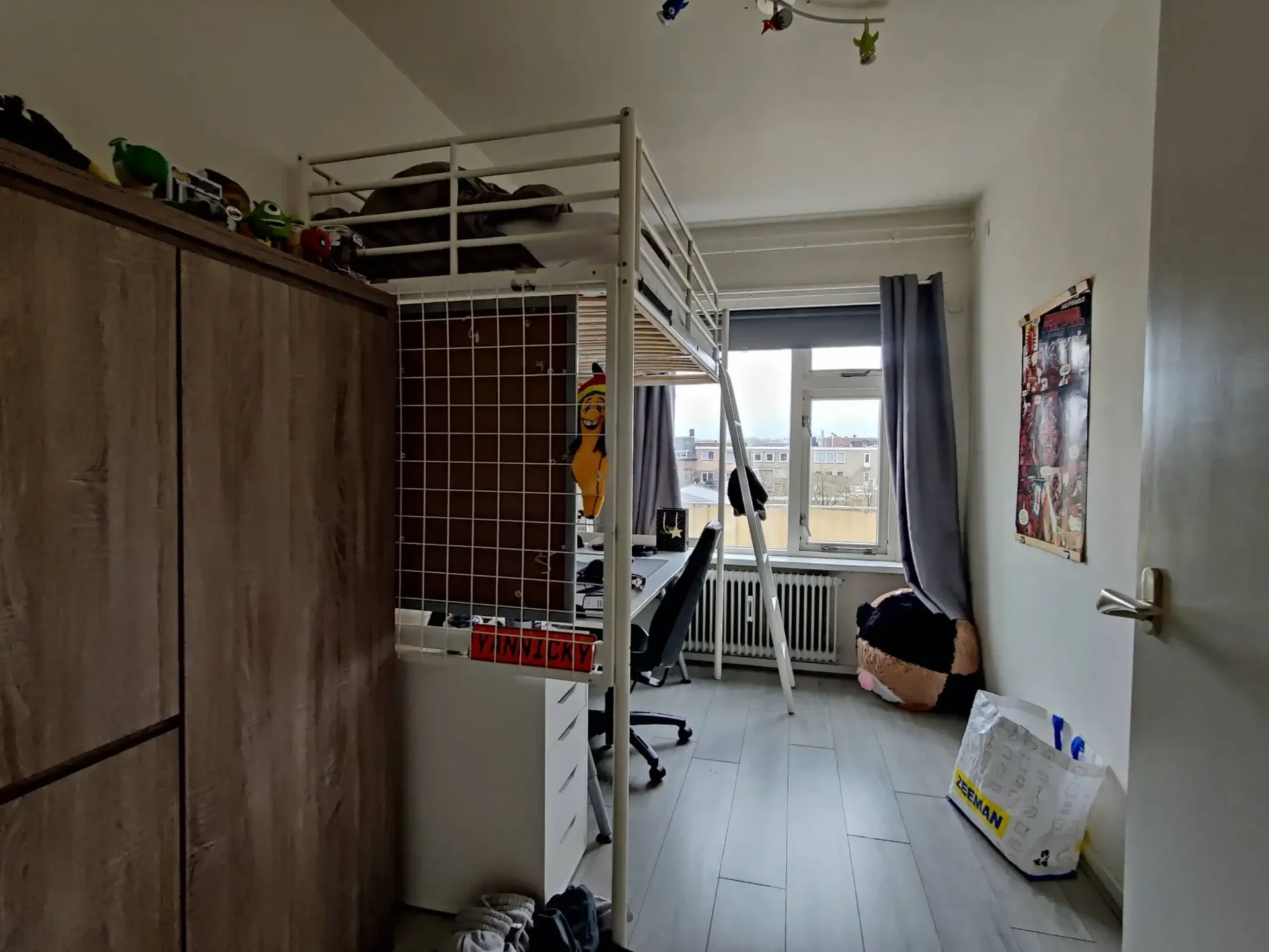geblurde versie van de foto als achtergrond