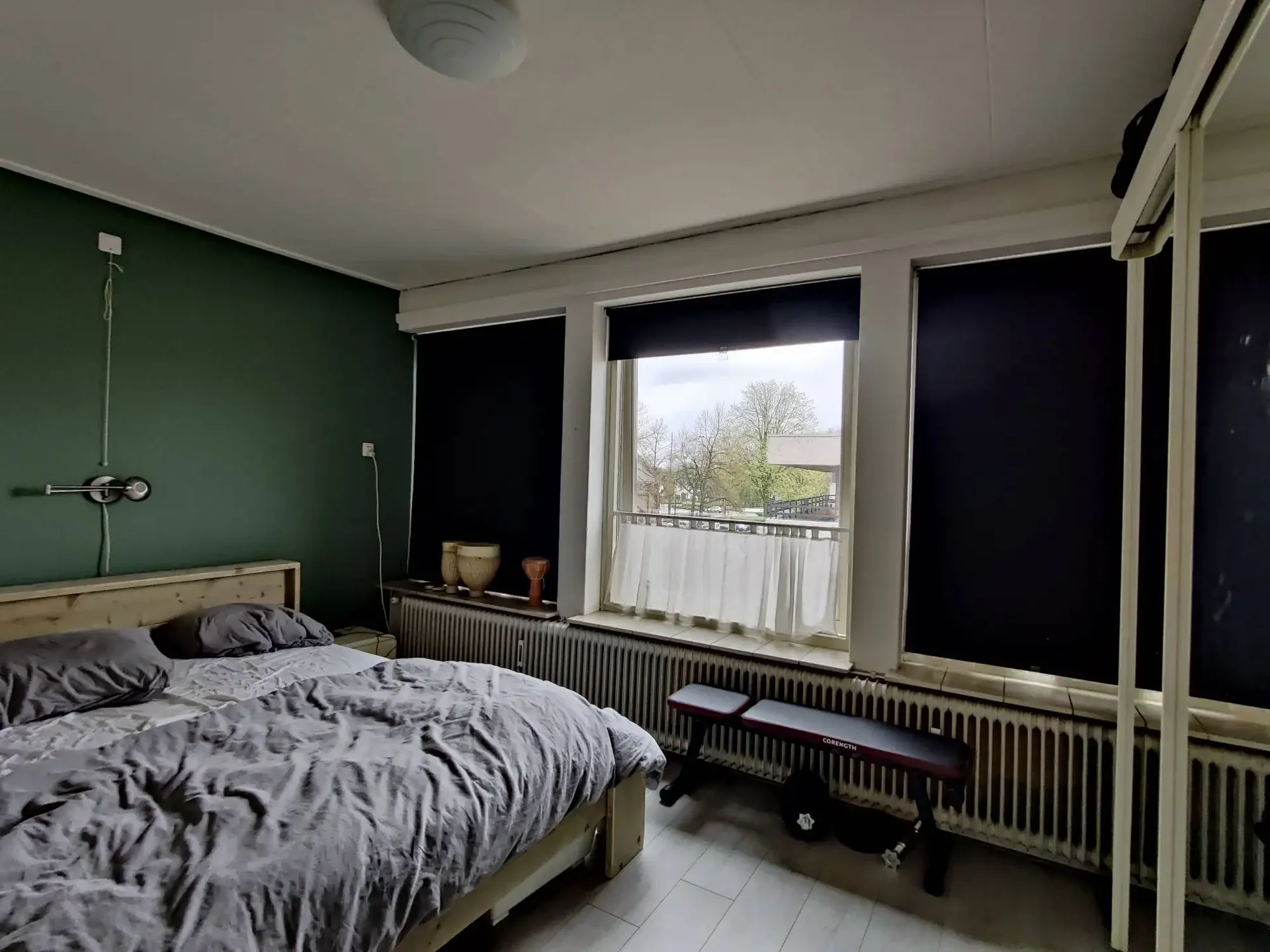 geblurde versie van de foto als achtergrond