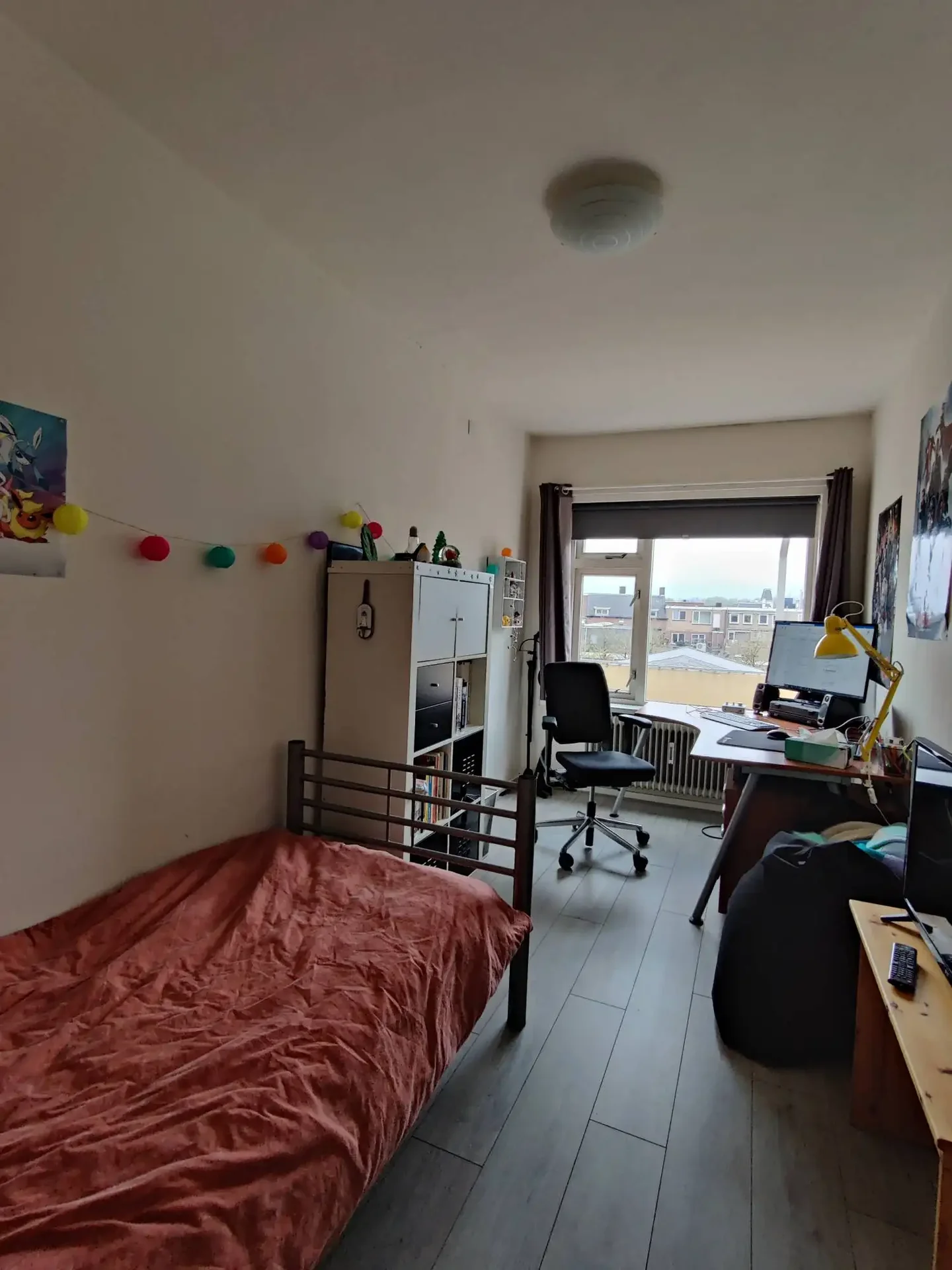 geblurde versie van de foto als achtergrond