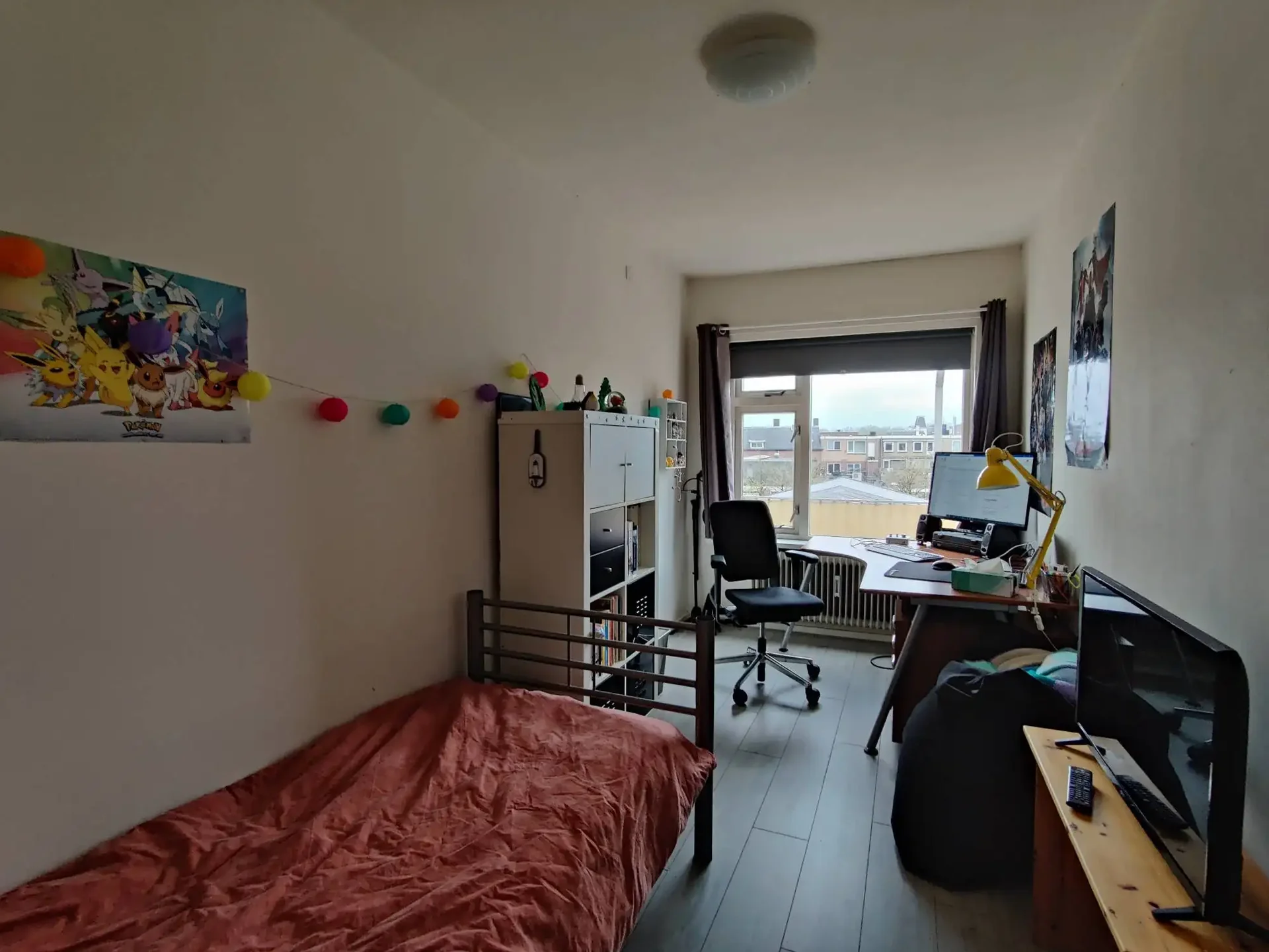 geblurde versie van de foto als achtergrond