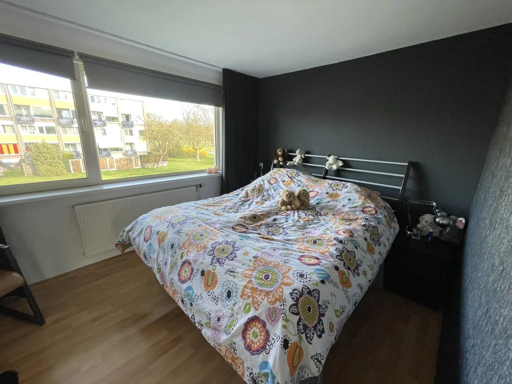 geblurde versie van de foto als achtergrond