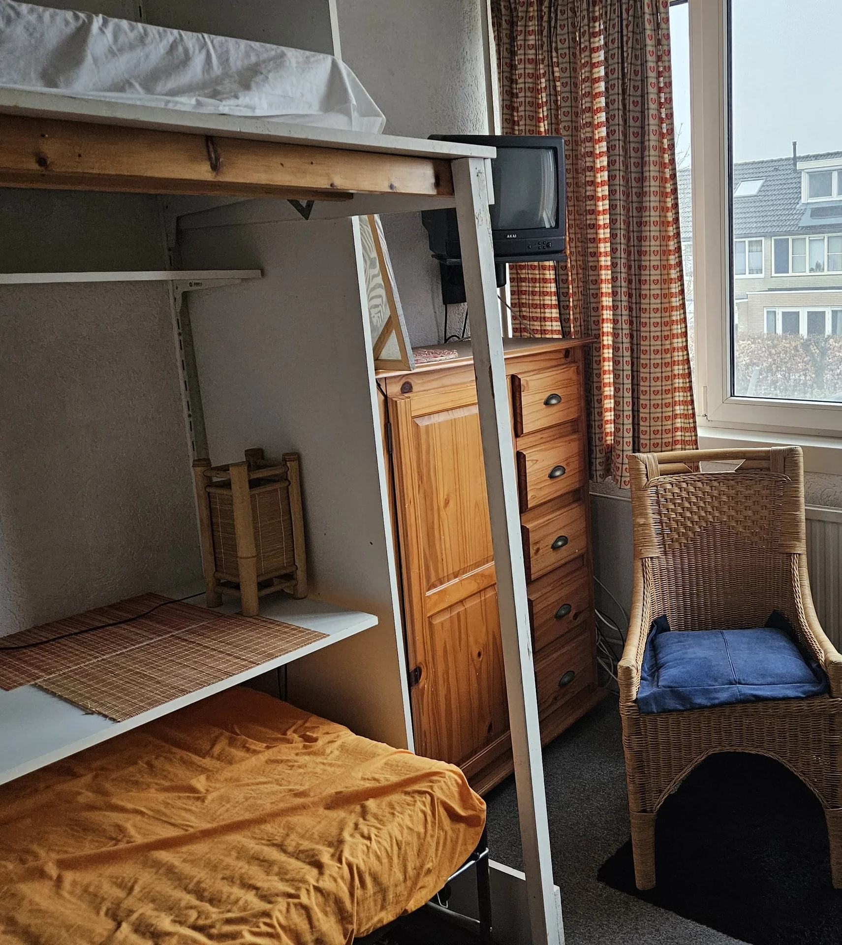 geblurde versie van de foto als achtergrond
