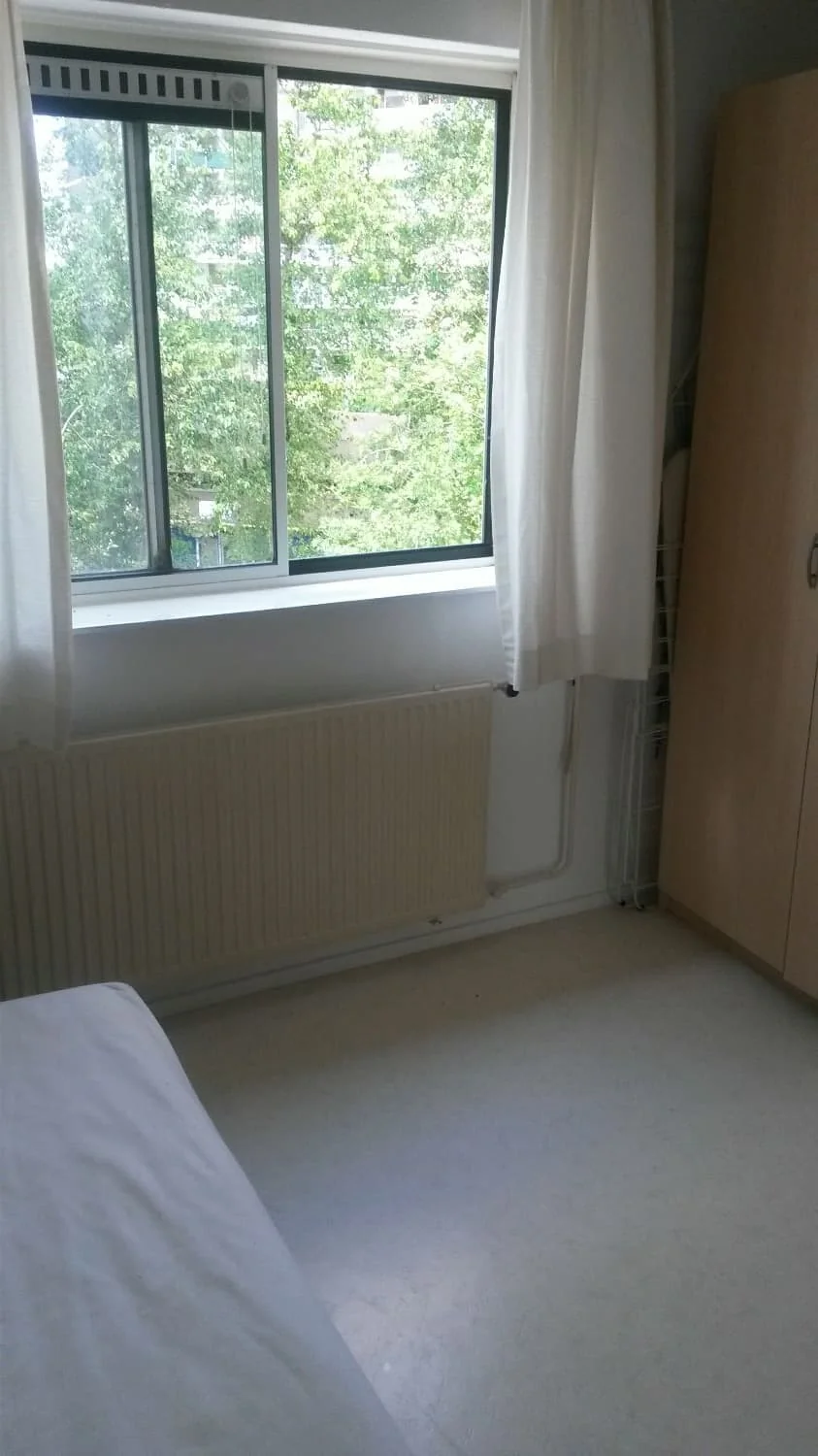 geblurde versie van de foto als achtergrond