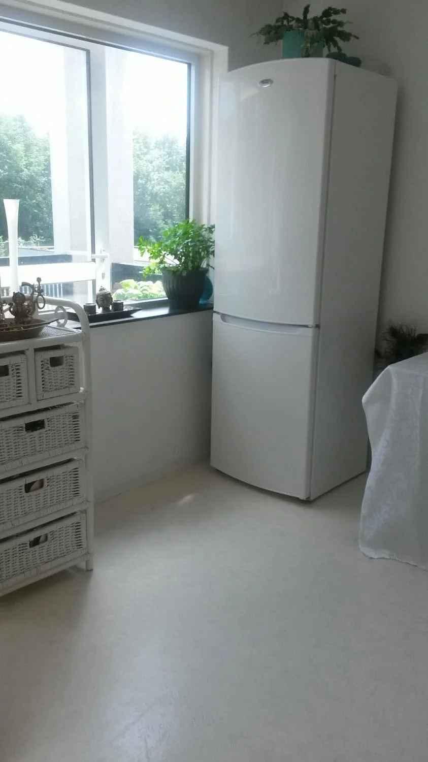 geblurde versie van de foto als achtergrond