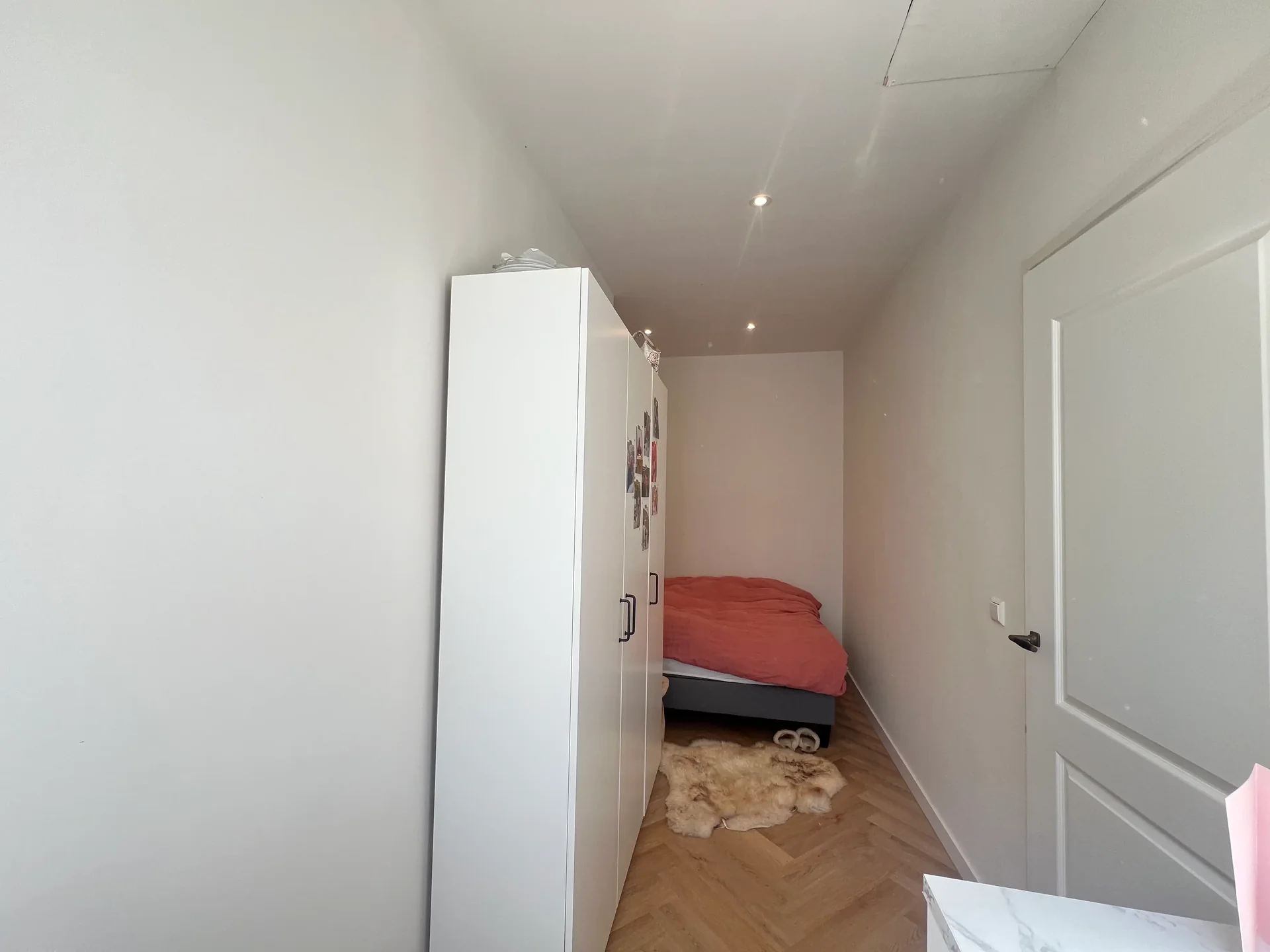 geblurde versie van de foto als achtergrond