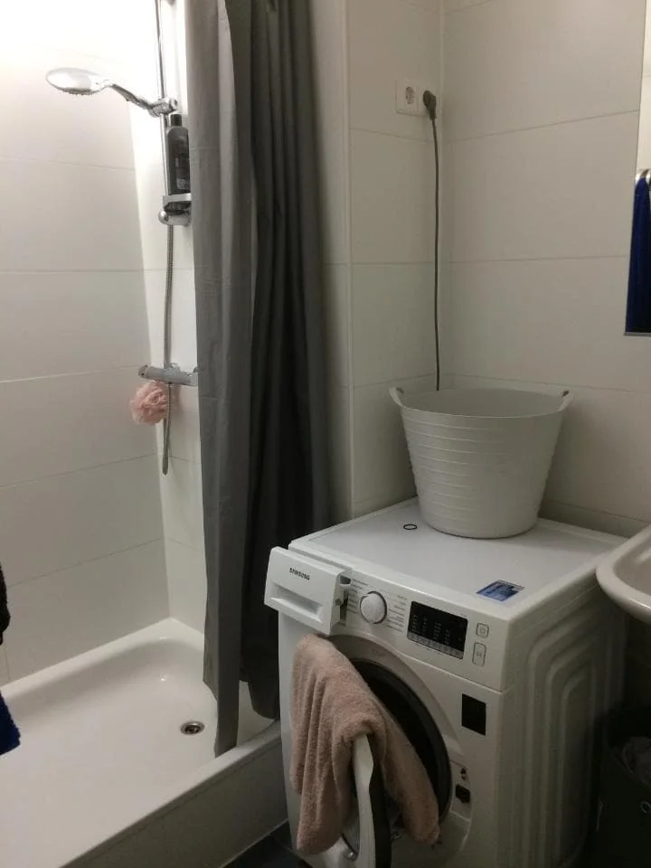 geblurde versie van de foto als achtergrond